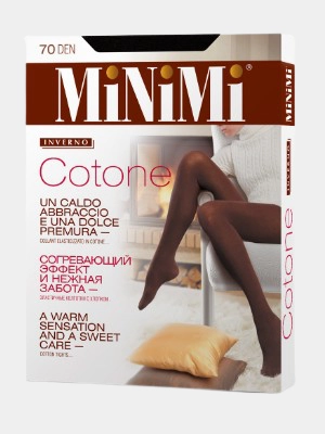 Колготки из тонкого хлопка 70 den, Minimi Cottone