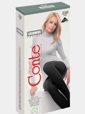 Теплые колготки с кашемиром Cashmere 250 Lycra