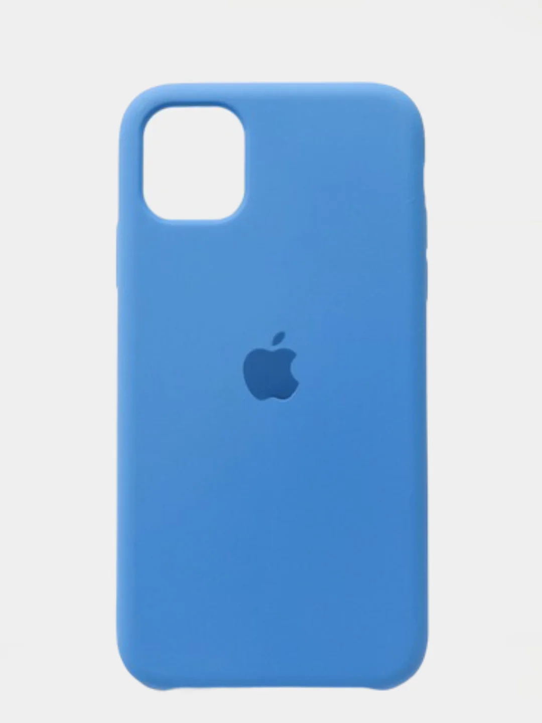 Синий меланж чехол Silicone Case для iPhone 11 Pro