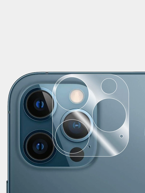 Защитная пленка для камеры iPhone 12 Pro, прозрачная