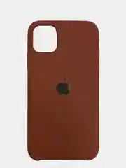 Коричневый чехол Silicone Case для iPhone 11