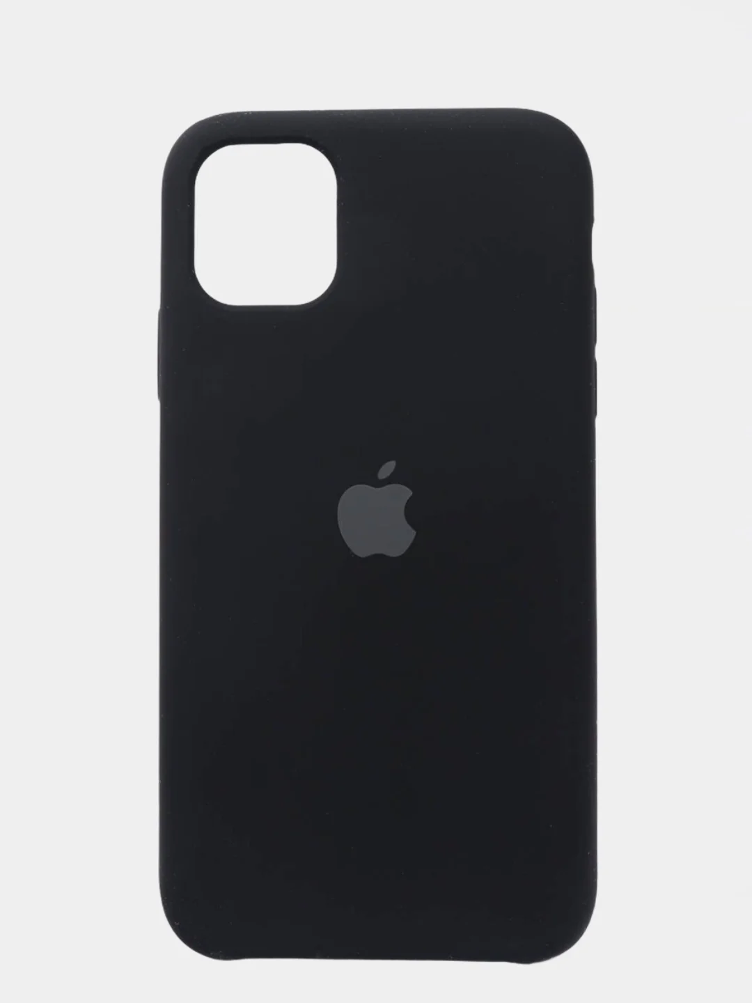 Черный чехол Silicone Case для iPhone 11