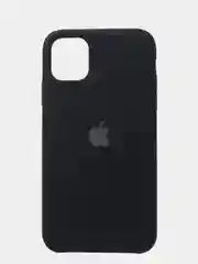 Черный чехол Silicone Case для iPhone 11
