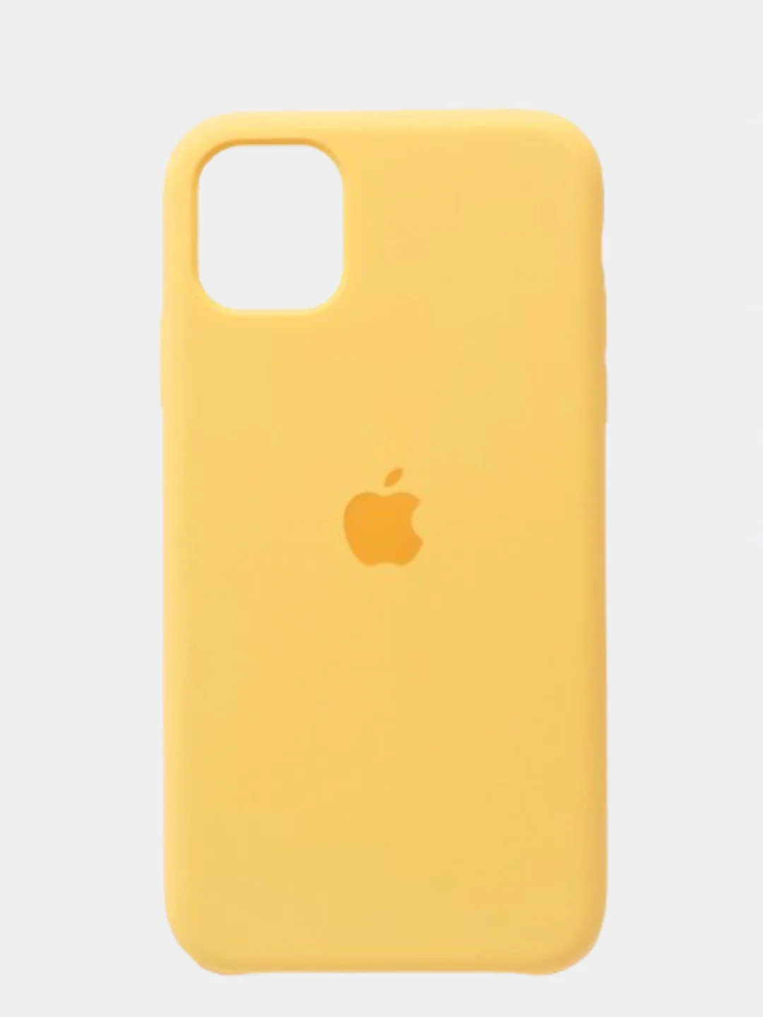 Желтый чехол Silicone Case для iPhone 11