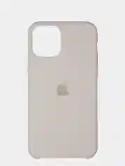 Серый меланж чехол Silicone Case для iPhone 11