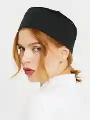 Черный колпак для повара