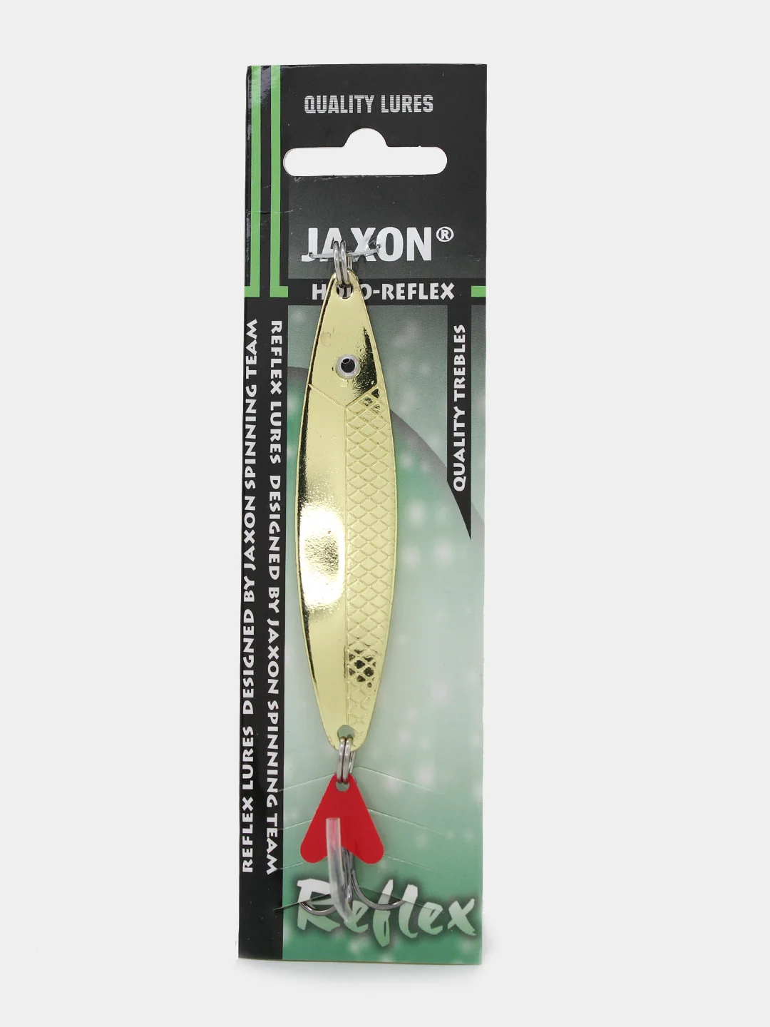 Золотой блесна колеблющаяся "Jaxon" Holo-Reflex
