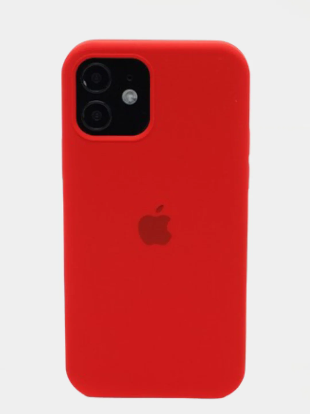 Красный чехол Silicone Case для iPhone 12, 12 pro