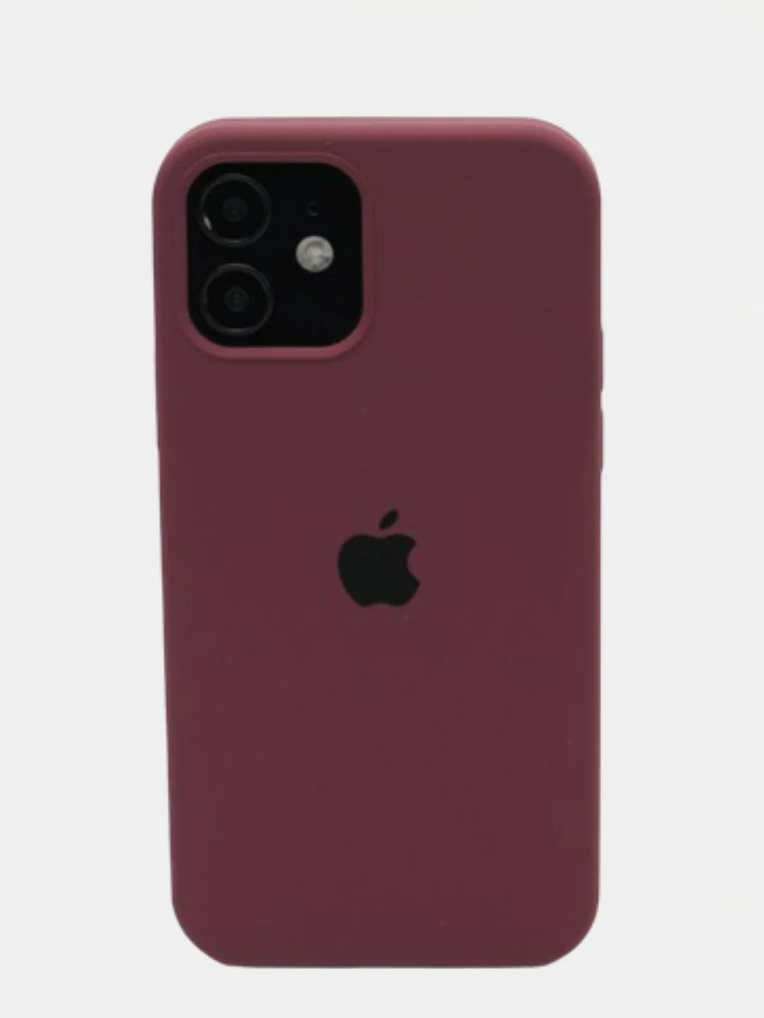 Багровый чехол Silicone Case для iPhone 12, 12 pro