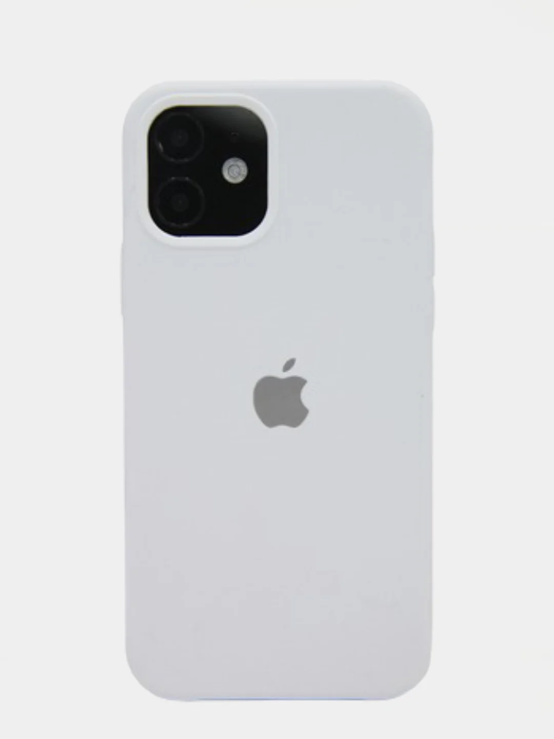 Белый чехол Silicone Case для iPhone 12, 12 pro