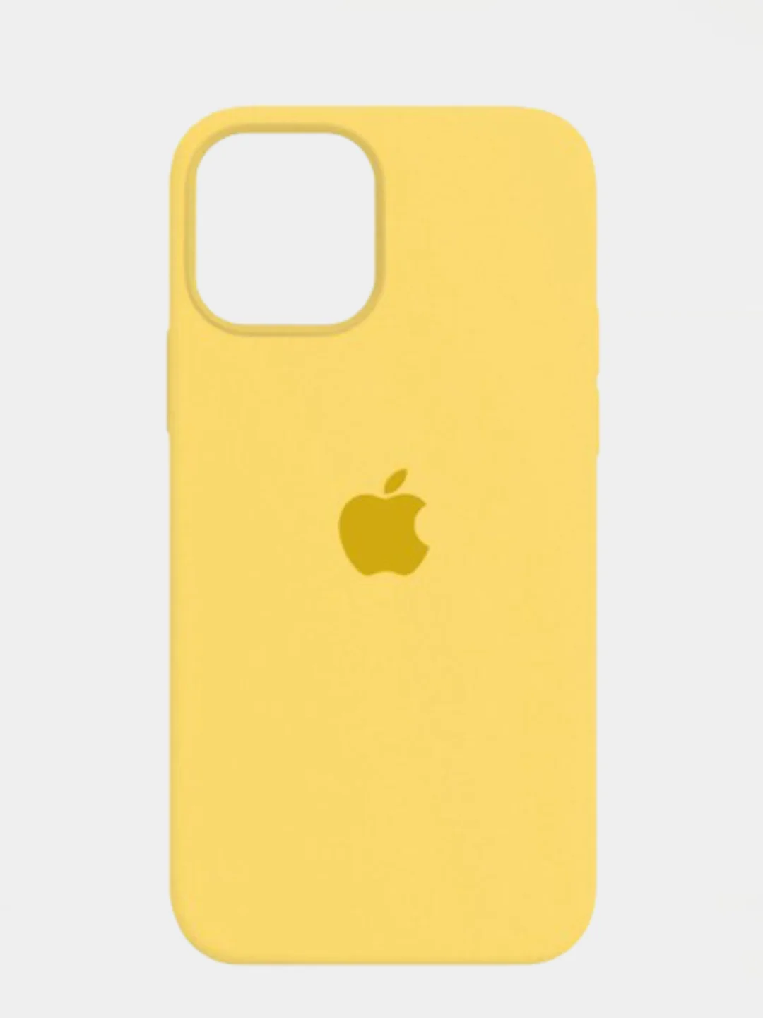 Лимонный чехол Silicone Case для iPhone 12, 12 pro