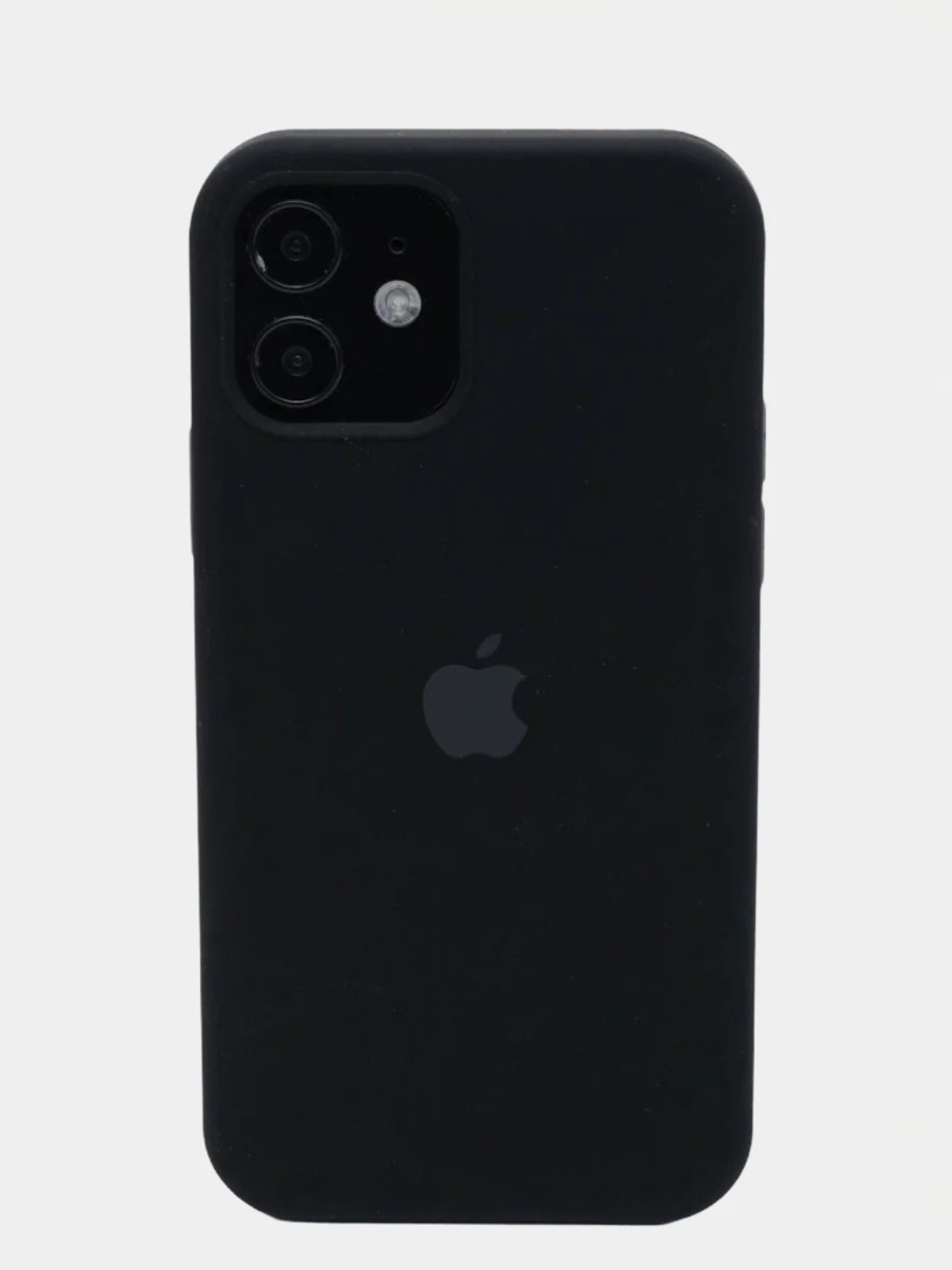 Черный чехол Silicone Case для iPhone 12 mini