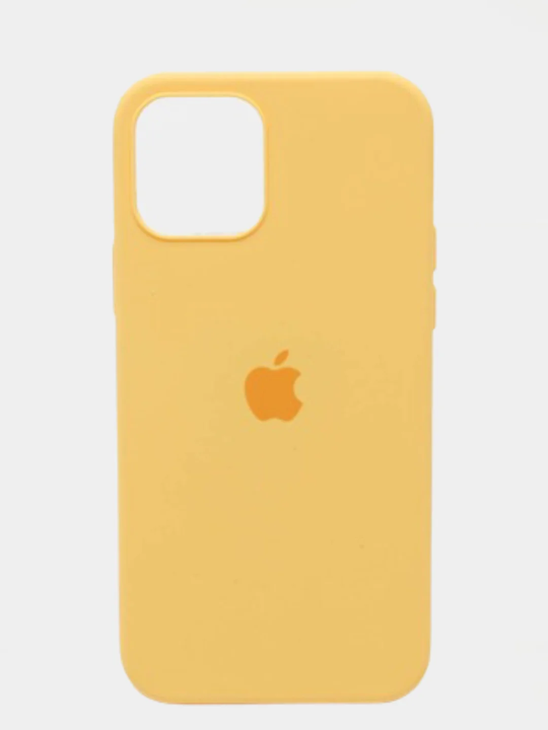 Желтый чехол Silicone Case для iPhone 12 Pro Max