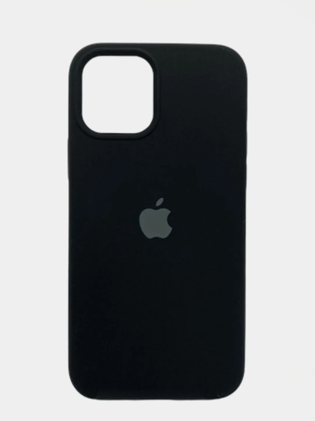 Черный чехол Silicone Case для iPhone 12 Pro Max