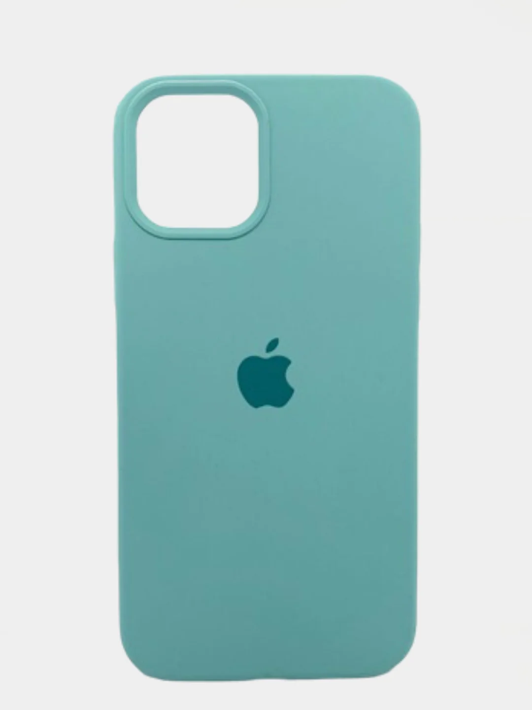 Бирюзовый чехол Silicone Case для iPhone 12 Pro Max