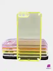 Желтый чехол для iPhone  7 Plus / 8 Plus Противоударные чехлы с блёстками