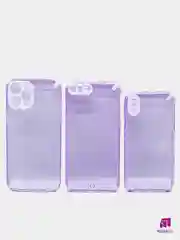 Фиолетовый чехол для iPhone  7/8/ SE 2020/7+/8+/XR/X/XS/11/11PRO/12 PRO/12 PRO MAX   с  блестками