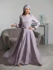 Платье женское длинное расклешоное