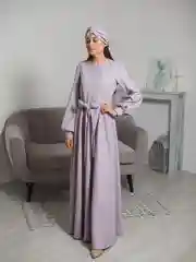 Платье женское длинное расклешоное