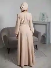 Платье женское длинное расклешоное