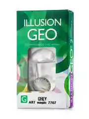 Зеленый цветные контактные линзы ILLUSION GEO MAGIC, 2 шт, 1 месяц, 8,6