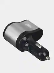 Устройство зарядное автомобильное, 1 выход, 2xUSB, 2А, 12/24В пластик, металл