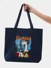 Темно-синий сумка-шоппер Picasso