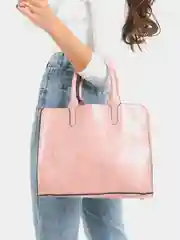 Розовый классическая женская сумка