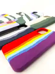 Чехол накладка Радужный для iPhone 7 8 SE2 7+ 8+ 11 12pro 12 12proMax 11 XR