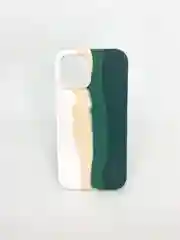 Зеленый чехол накладка Радужный для iPhone 7 8 SE2 7+ 8+ 11 12pro 12 12proMax 11 XR