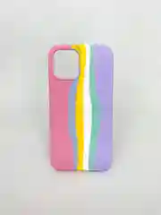 Розовый чехол накладка Радужный для iPhone 7 8 SE2 7+ 8+ 11 12pro 12 12proMax 11 XR