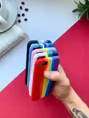 Чехол накладка Радужный для iPhone 7 8 SE2 7+ 8+ 11 12pro 12 12proMax 11 XR