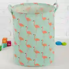 Желтый корзина для хранения игрушек, белья, одежды/Большая корзина с ручками