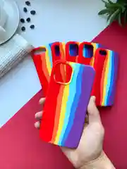 Чехол накладка Радужный для iPhone 7 8 SE2 7+ 8+ 11 12pro 12 12proMax 11 XR