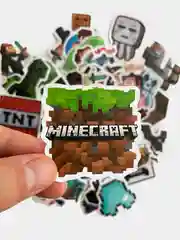 Наклейки стикеры Майнкрафт/Minecraft/50 шт/ Стикерпак