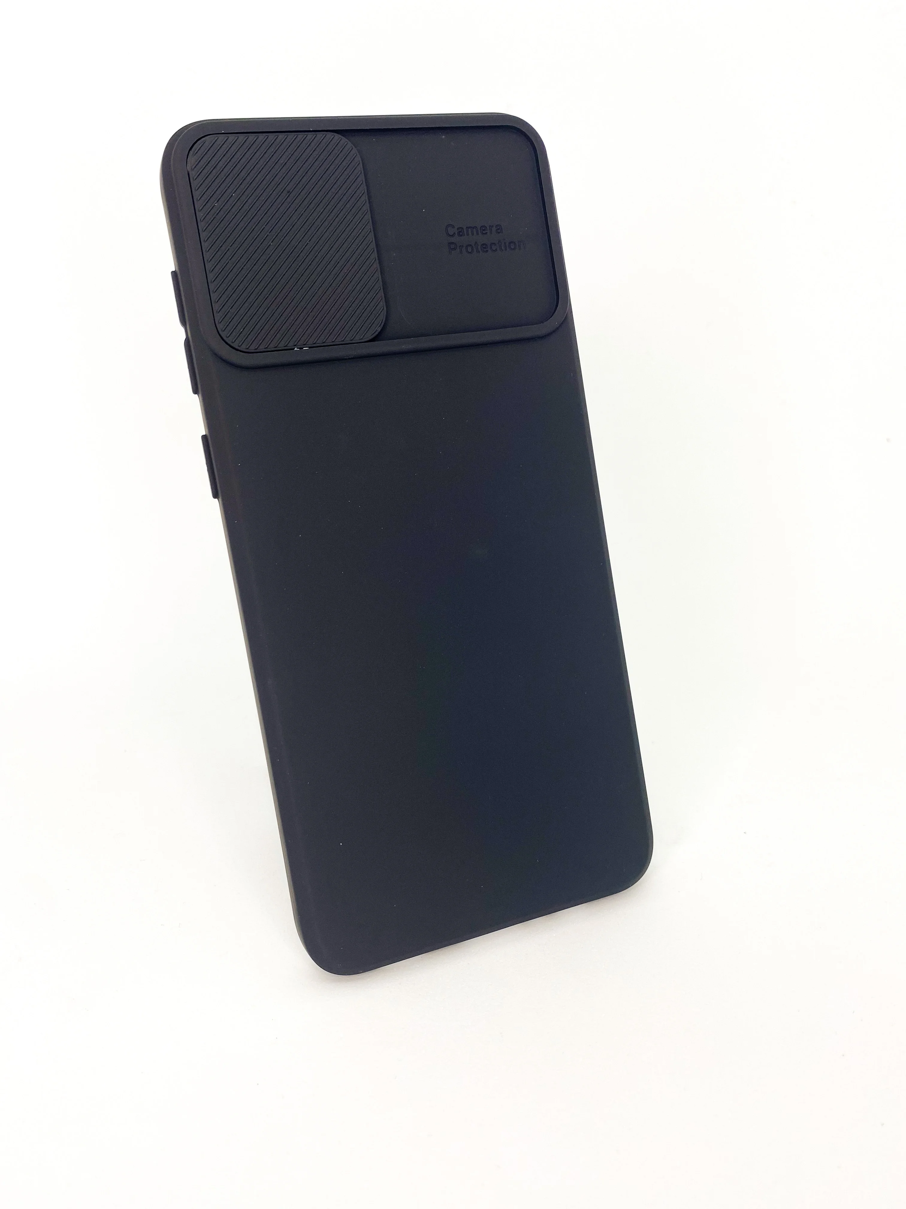 Черный силиконовый чехол Samsung A02 A12 M12 A52 Honor 10i 8a y6 2019 9x Psmart Z с задвижкой