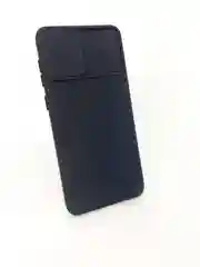 Черный силиконовый чехол Samsung A02 A12 M12 A52 Honor 10i 8a y6 2019 9x Psmart Z с задвижкой