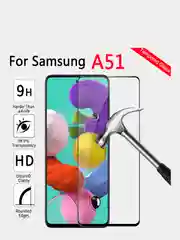Защитное стекло 9D на Samsung A51
