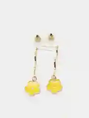 Желтый серьги