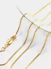 Стильная позолоченная цепочка