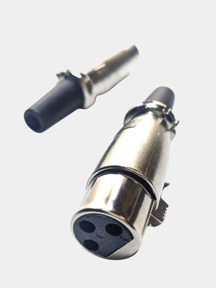 Микрофонный разъем XLR, гнездо на кабель