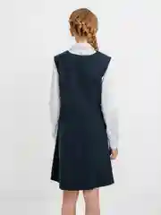 Школьный синий сарафан