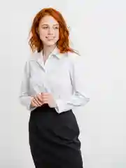 Блузка белая