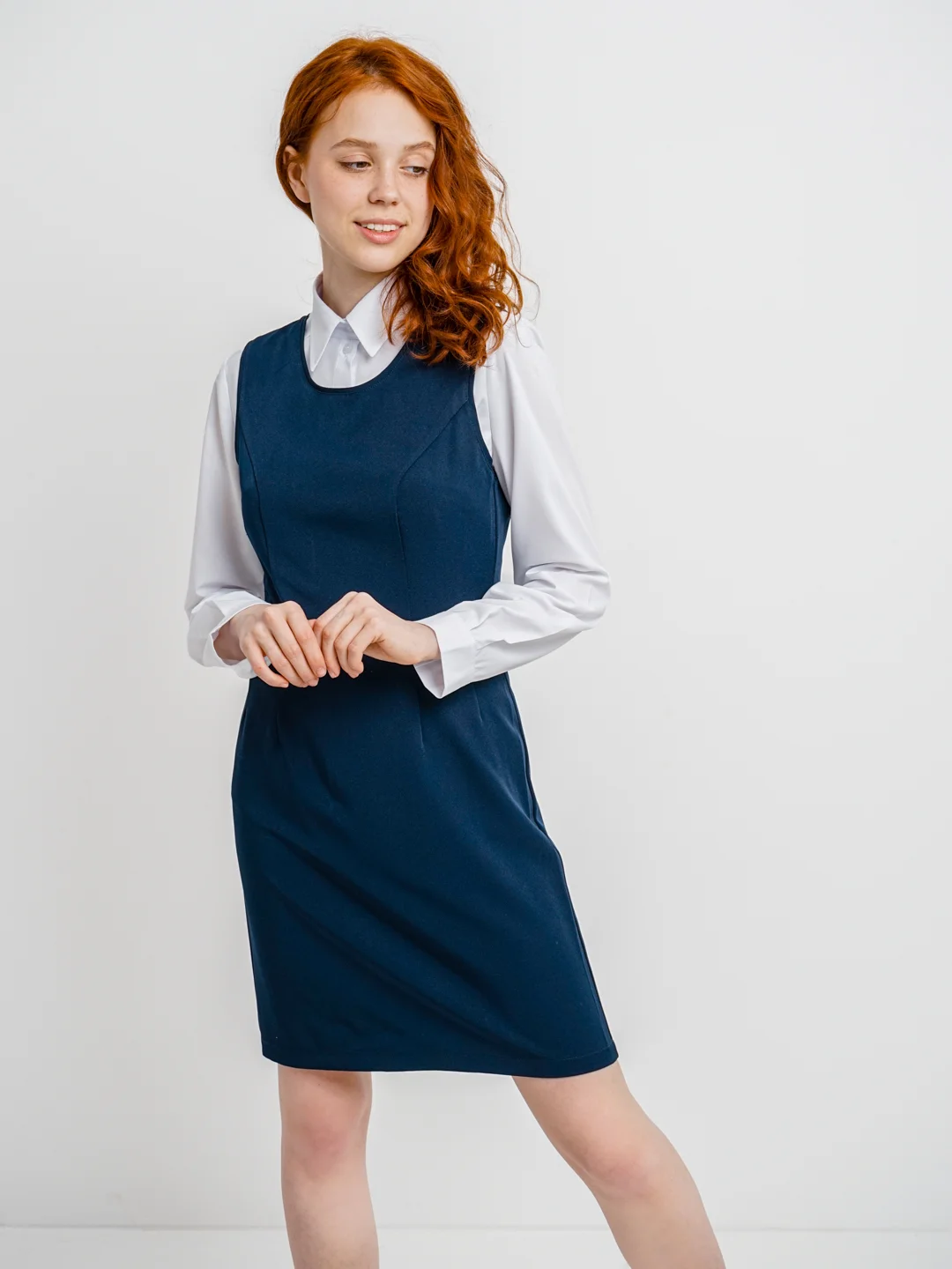 Блузка белая