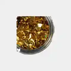 Фольга для декора, цвет золотистый