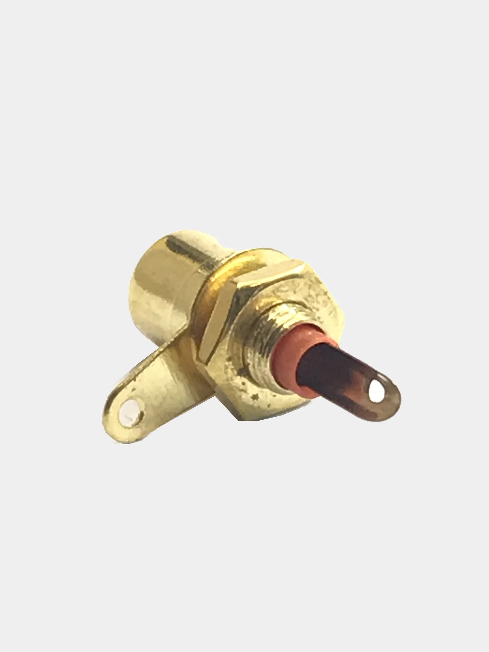 Разъем RCA гнездо тюльпан на корпус RP-1 красный