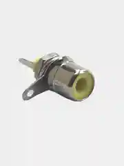 Разъем RCA гнездо тюльпан на корпус RP-1 желтый