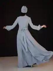 Платье женское длинное расклешоное