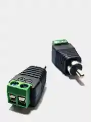 Разъем RCA штекер тюльпан, коннектор под винт