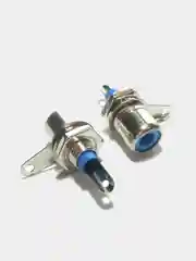 Разъем RCA гнездо тюльпан на корпус RP-1 синий